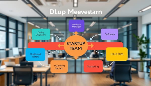 startup development team structure