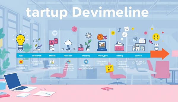 startup development timeline