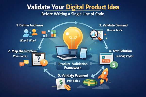 How to Validate Your Digital Product Idea Before Writing a Single Line of Code